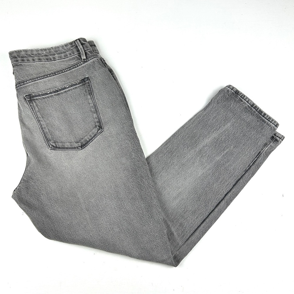 Good American Good Girlfriend High Rise JEANS GG602BT BLACK163 Size 14 Inseam 32